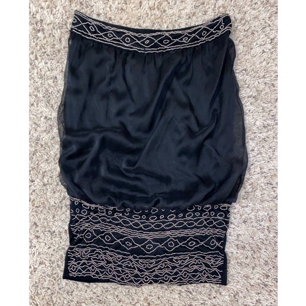 Mini strapless dress